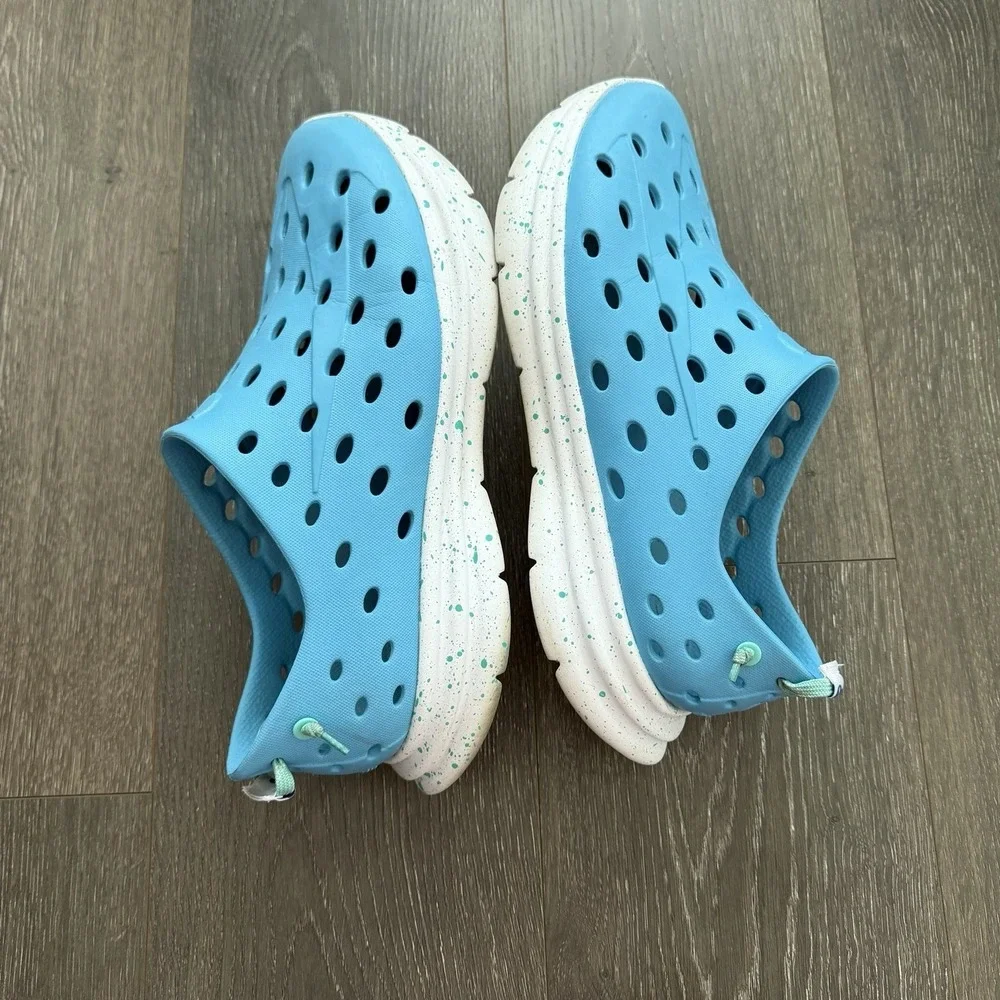 Kane Footwear Revive Recovery Shoes Mens 12 Cushion Slip On Comfort Aqua